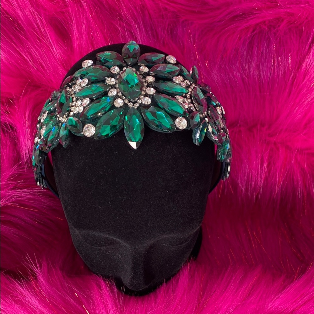 Emerald Royale Crystal Headband